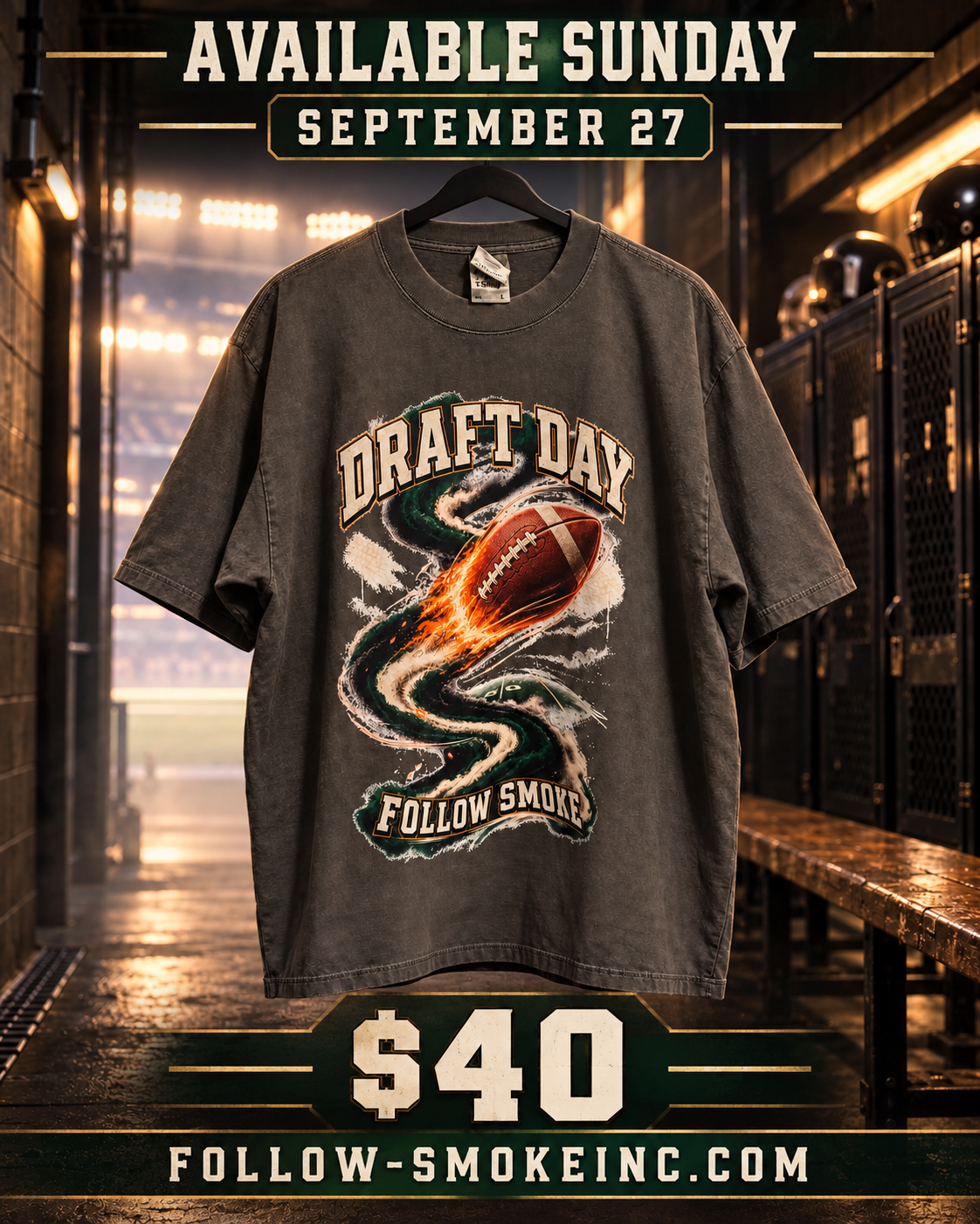 Draft Day: Spiral Smoke Tee