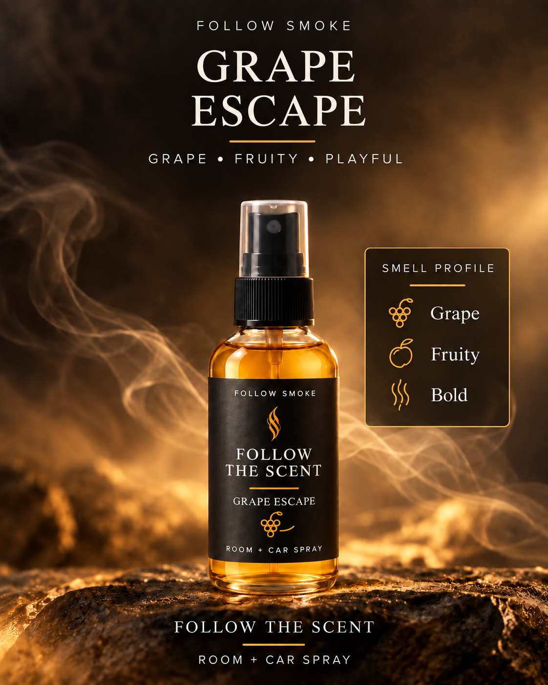 Grape Escape Room + Car Spray