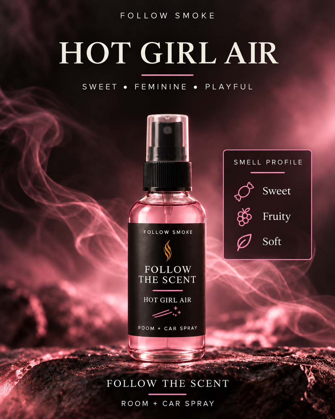 Follow The Scent — Hot Girl Air Room + Car Spray